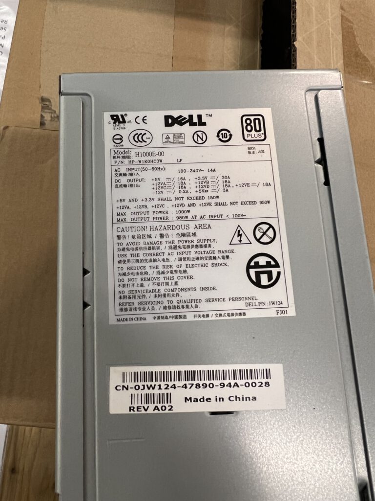 T7400 POWER SUPPLY