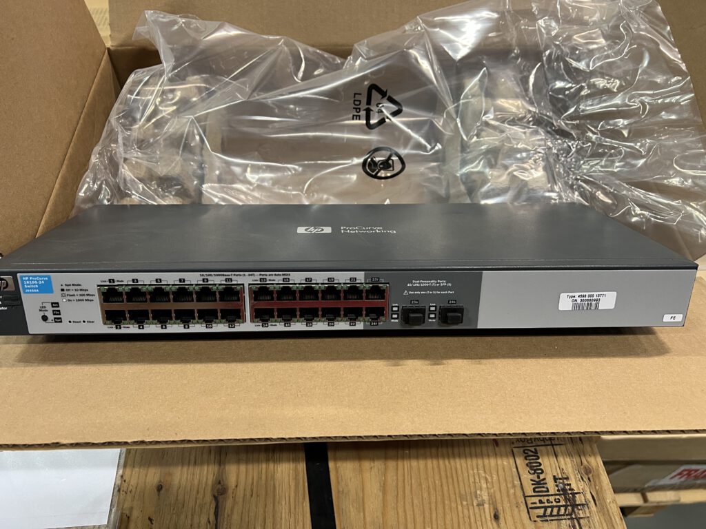 HP PROCURVE 1810-24G SWITCH